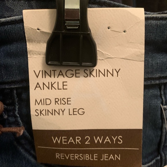 American Vintage Reversible Skinny Jeans size 12 - Picture 3 of 4